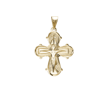 14 karat dagmar kors  21,5 x 25 mm, fra by aagaard