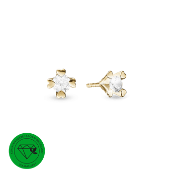 MARY Ørestik 14K LG DIAMANT 2x0,75CT , fra Aagaard