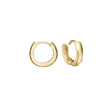 14 kt creol 13 mm, tråd 3mm m/klaplås, fra By Aagaard