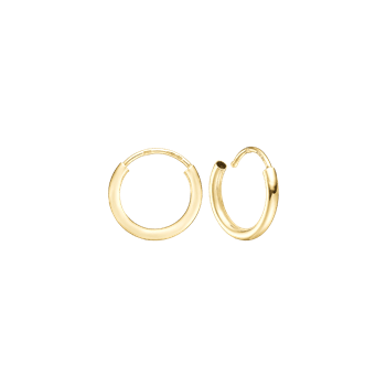 14 kt creol 13mm, tråd 1,8mm m/vridlås, fra By Aagaard