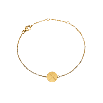 Armbånd, kryds, forg sølv, fra aagaard
