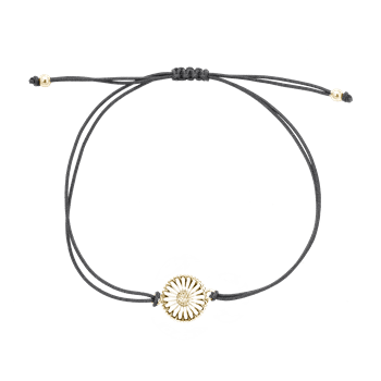 Marguerit armbånd, forgyldt sølv, fra aagaard