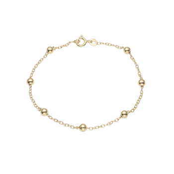 Armbånd, kugler, 19cm forg., fra aagaard