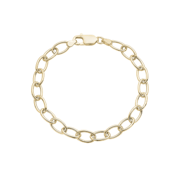 Armbånd, ovale led, 20cm forg., fra aagaard