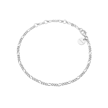 Armbånd, led, sølv, 21 cm, fra aagaard