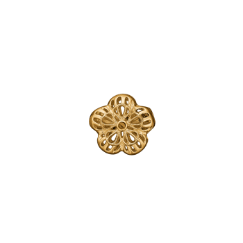 Flora, connections lock, goldpl silver, fra aagaard