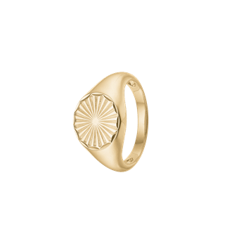 Magic coin, ring, forgyldt sølv, fra Kranz & Ziegler