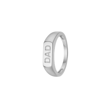 Ring, dad, sølv, fra aagaard