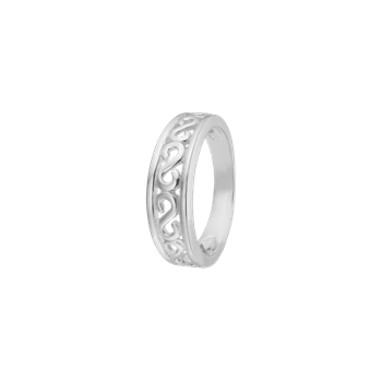 Ring, oriental, sølv, fra aagaard