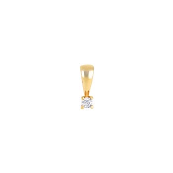 HEART 14kt. guldvedhæng m/dia 0.05ct W/SI, fra Siersbøl
