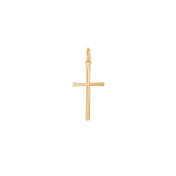 14kt guldkors 22mm , fra Siersbøl