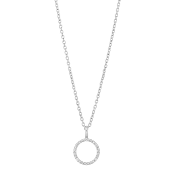 14kt. hvidguldsvedhæng m/dia 0.02ct W/PI inkl. sø, fra Siersbøl