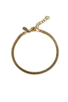 Armbånd sølv forgyldt sildeben, fra L&G