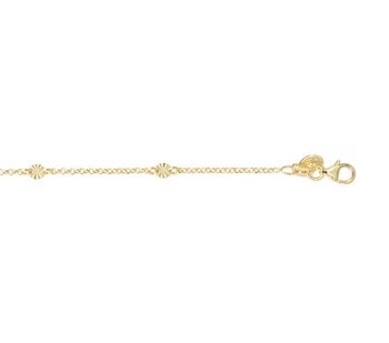 Armbånd sølv forgyldt SHINE, fra L&G