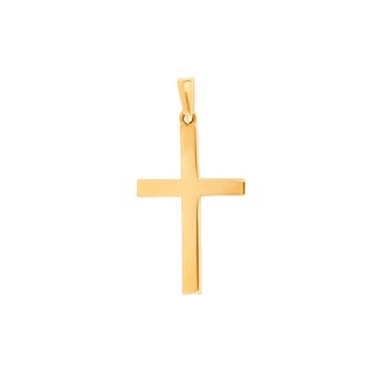 8kt. guld kors 24mm, fra Siersbøl