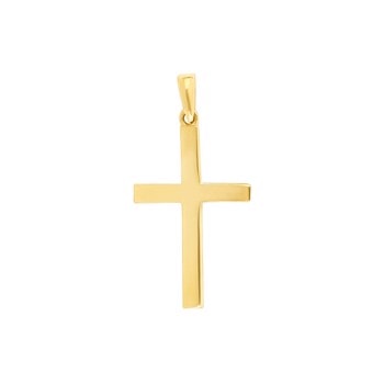 14kt. guld kors 24mm, fra Siersbøl