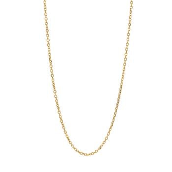 SON kæde stål IP gold, anker facet  45+5cm, fra Son of Noa