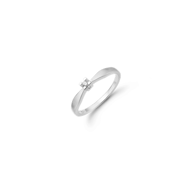 Eternity sølv d.ring  1x0,03ct wsi 4/gra, fra aagaard