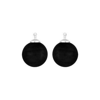 Bøhmisk kvartsglas kugle 12mm m/rh sølv, fra Heinzendorff