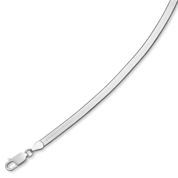 Sølv armbånd med Sildebens, 20 cm