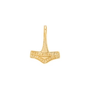 14kt. guldvedhæng Thors hammer, fra Siersbøl