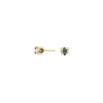 SHAPE Sølv forg. ørestik m/Herkimer-diamant, fra Siersbøl Shape