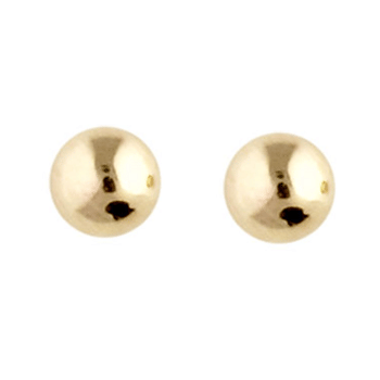 8kt. guldørestikker kugle 5mm, fra Siersbøl
