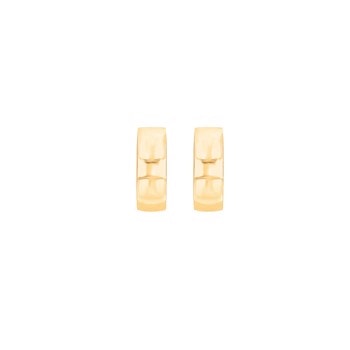 14kt. guld system-creoler Julia 12x4,5mm , fra Heinzendorff