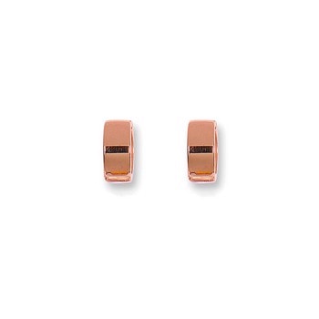 Rosaforg. sølv system-creoler Nora 13x5,5mm, fra Heinzendorff