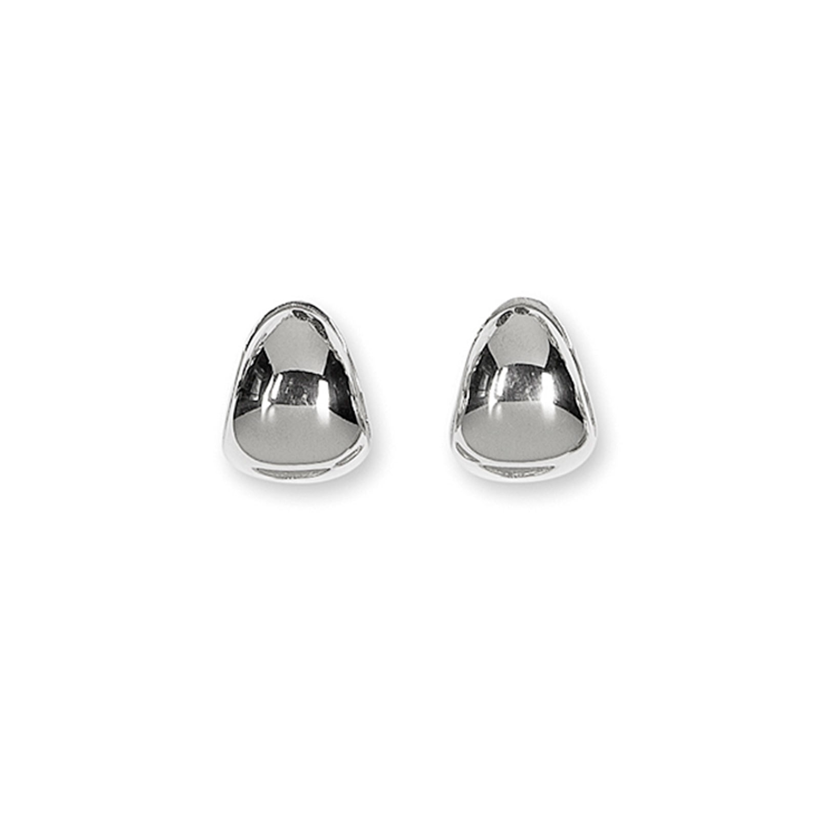 Rhod. sølv system-creoler Eva 15x13mm, fra Heinzendorff