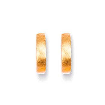 Forg. sølv mat system-creoler Linda 3,5x16mm, fra Heinzendorff