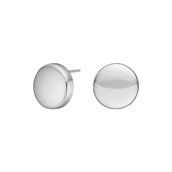 Rhod. sølv system-ørestikker Ann 14x14mm, fra Heinzendorff