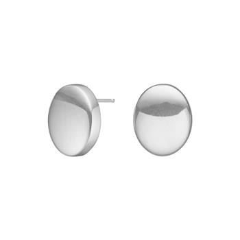 Rhod. sølv system-ørestiker Anja 13x16mm, fra Heinzendorff