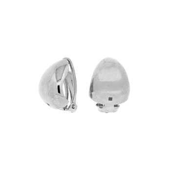 Rhod. sølv clips Eva 15x13mm, fra Heinzendorff