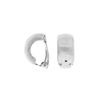 Rhod. sølv mat clips Lili 15x8mm, fra Heinzendorff
