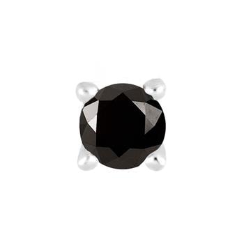 SON stål ørestik 3mm sort cz 1 stk., fra Son of Noa