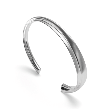Sterling sølv Armring mat/blank
