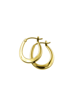 Creol 8 karat guld oval small, fra L&G