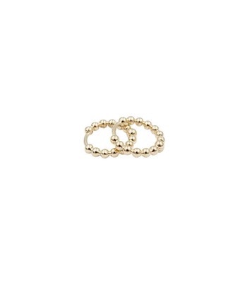 8 karat kugler kugle knæk creoler, 15 x 2,3 mm, fra L&G