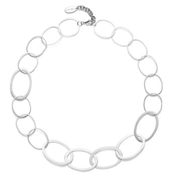 Sterling sølv collier mat, 47cm + 3cm