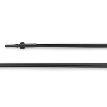 Rustfrit stål 15rk sort 0,36 mm, 45 cm, PVD