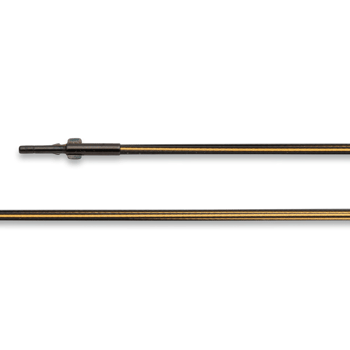 Rustfrit stål 15rk sort, forgyldt 0,36mm, 45cm, PVD