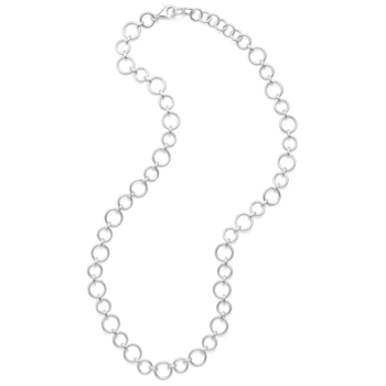 Sterling sølv collier mat, 60cm + 3,5cm