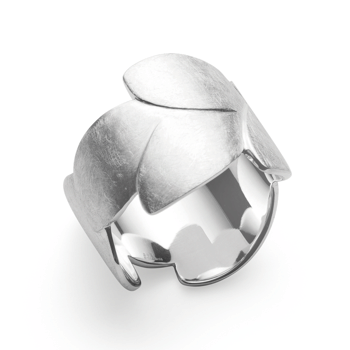 Sterling sølv Ring mat/børstet