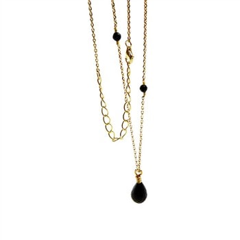 Halskæde med Spinel 42+8 cm, fra San - Links of Joy