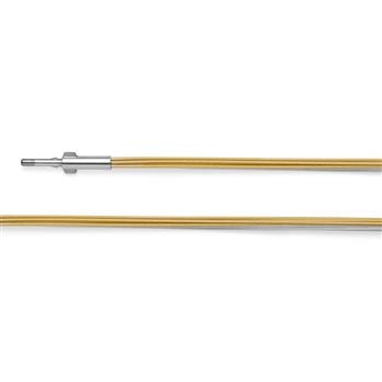 Stål 12 rækker, sølv, tofarvet, 0,5mm, 50cm, fra Bastian Inverun