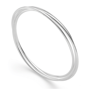 Sterling sølv mat armring.