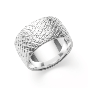 Sterling sølv Ring specielt struktureret
