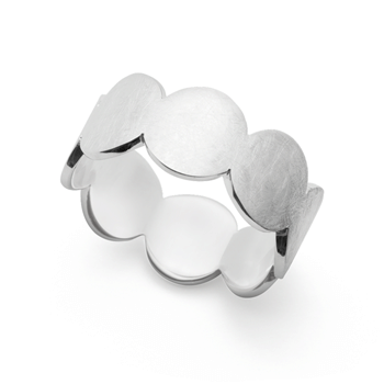 925/- Ring, rho. børstet, fra Bastian Inverun