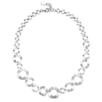925/- collier, rhd, mat, 46+4cm, fra Bastian Inverun